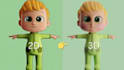 do 3d character modeling, rigging, and facial animation