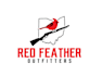 make suitable red feather outfitters logo