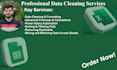 be your expert for excel and google sheets data cleaning