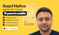 be your react native expo developer for ios and android mobile apps