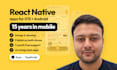be your react native expo developer for ios and android mobile apps