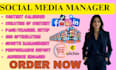 be your social media content creator manager for all platforms
