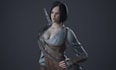 port stylized 3d character, 3d cartoon model,nsfw,blender,3d fortnite character
