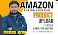 fix amazon product listing or parent child variation listing