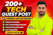 do high quality tech guest post, technology SEO backlinks on tech websites