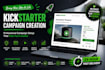 design and create kickstarter campaign successful project