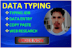 do typing, handwritten typing, pdf to excel or word