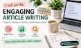 write engaging articles on trending niches