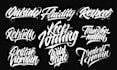 logo design, hand lettering, calligraphy, typography