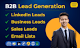 build vetted and active email lists for b2b lead generation