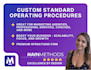 write customized standard operating procedures