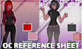 draw a custom reference sheet of your oc
