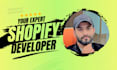 fix shopify bugs, customize shopify themes and develop custom code