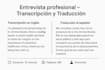 traducción profesional y correctamente
