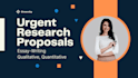 do qualitative quantitative mixed methods urgent research data analysis proposal