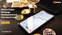 develop crypto exchange website, blockchain app, mobile app, p2p trading app