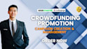 create crowdfunding campaign promotion for kickstarter indiegogo gofundme
