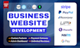build custom business website with unlimited revisions and upi payment gateway