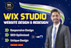 do wix studio website design or redesign, figma to wix
