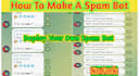 develop volume spambot, spam follower bot, telegram spam bot, email spam bot