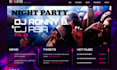 night club, club promotion website, party and bar website, night life