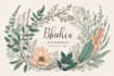 create beautiful hand drawn botanical boho logo