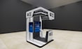 design 3d trade show booth, exhibition stand