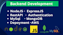 develop a robust backend server with nodejs, expressjs, mongodb, and mysql