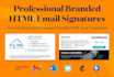 design clickable HTML graphical email signature