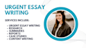 urgent essay and research writing
