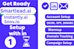 setup instantly ai cold  email outreach campaign