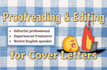 proofread and edit your cover letter