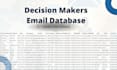 extract decision makers email database