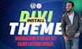 install and build a professional website using the divi theme and divi builder