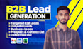 generate a verified b2b prospect email list for targeted lead generation