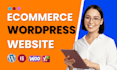 build, redesign wordpress ecommerce website, woocommerce website or online shop