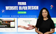do high converting figma website design, website UI UX design, UI design mockup