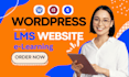 make a professional wordpress elearning lms website using tutor lms or learndash