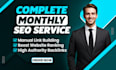 do monthly off page SEO via high quality white hat dofollow authority backlinks
