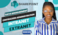 create sharepoint online intranet extranet on office 365