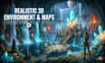 design 3d game environment, game environment in unity 3d, game level design, ue5