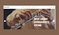 build modern shopify music store dropshipping musical store church music website