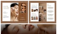 design beauty medical med spa wellness brochure product skincare catalog menu