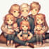 draw disney family portrait illustration