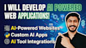 develop ai web applications, ai powered websites, and custom ai apps