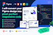 convert your figma design into pixel perfect responsive code