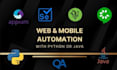 develop android automation bot, ios automation bot  with python and appium
