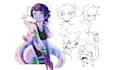 create anime character sheet