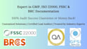 develop gmp, iso 22000, fssc and brc documentation
