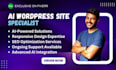 build ai modern wordpress, agency, ecommerce, and property premium website